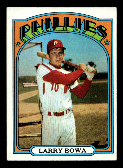 1972 Topps Larry Bowa #520 Philadelphia Phillies VG - Front