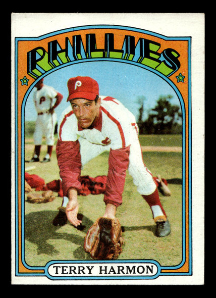 1972 Topps Terry Harmon #377 Philadelphia Phillies VG - Front