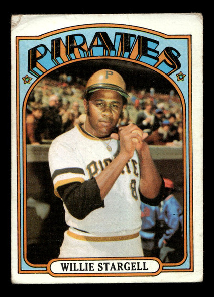 1972 Topps Willie Stargell #447 Pittsburgh Pirates HOF Low Grade - Creases - Front