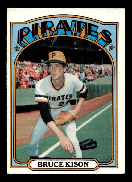 1972 Topps Bruce Kison #72 Pittsburgh Pirates RC Low Grade - Creases - Front