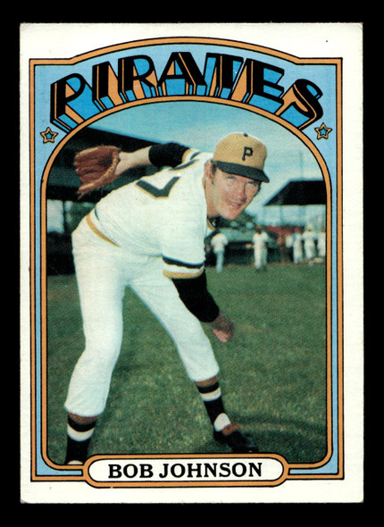 1972 Topps Bob Johnson #27 Pittsburgh Pirates VG - Front