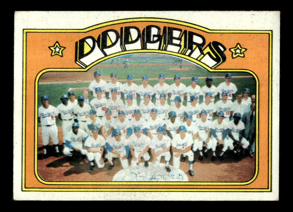 1972 Topps Dodgers #522 Los Angeles Dodgers Good - Front