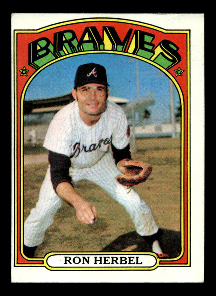 1972 Topps Ron Herbel #469 Atlanta Braves VG - Front