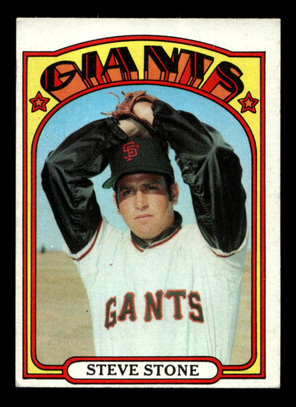 1972 Topps Steve Stone #327 San Francisco Giants RC VG - Front
