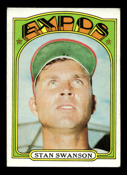 1972 Topps Stan Swanson #331 Montreal Expos RC Low Grade - Creases - Front
