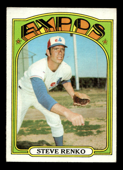 1972 Topps Steve Renko #307 Montreal Expos VG - Front