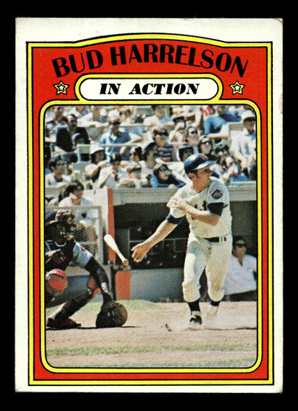 1972 Topps Bud Harrelson #54 In Action New York Mets Low Grade - Creases - Front