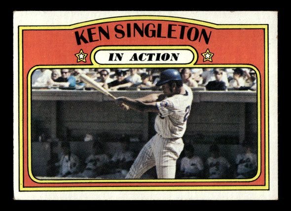 1972 Topps Ken Singleton #426 In Action New York Mets VG - Front