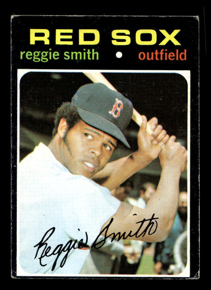 1971 Topps Reggie Smith #305 Boston Red Sox Low Grade - Creases - Front