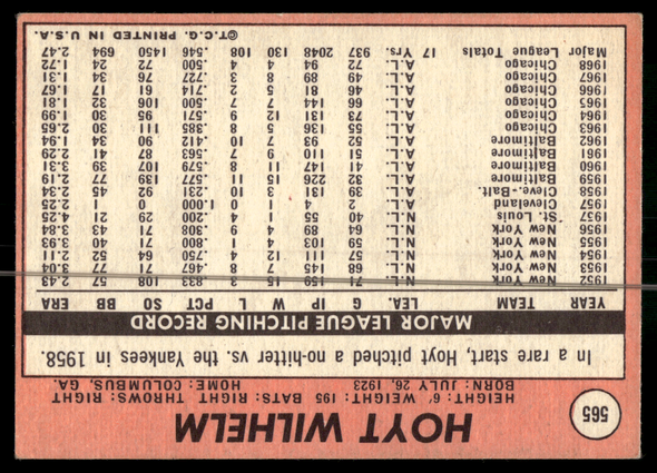 Back image of exact card offered, pair 0338.