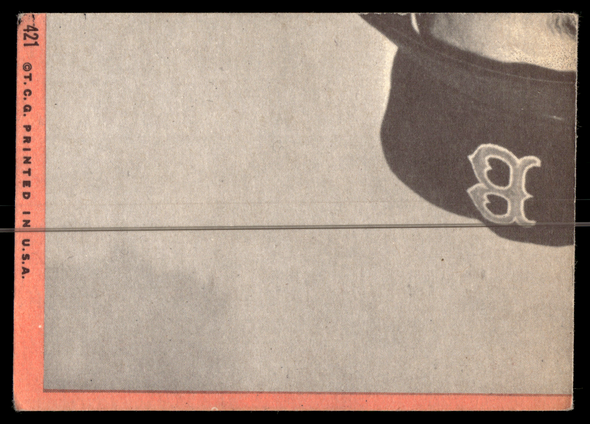 Back image of exact card offered, pair 0452.