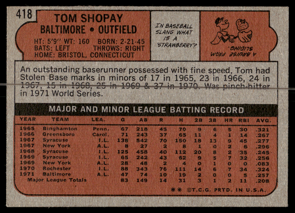 Back of the exact raw card, pair 0051; uncropped full edges.