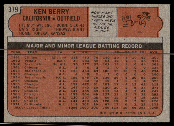 Back of the exact raw card, pair 0145; uncropped full edges.