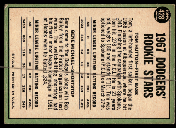 Back of the exact raw card, pair 0494; uncropped full edges.