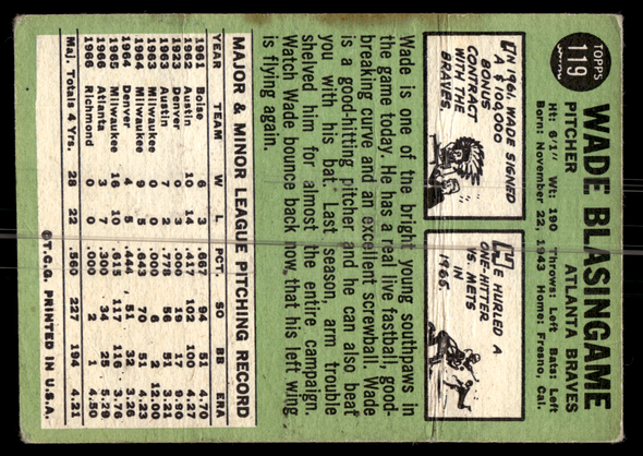 Back of the exact raw card, pair 0534; uncropped full edges.