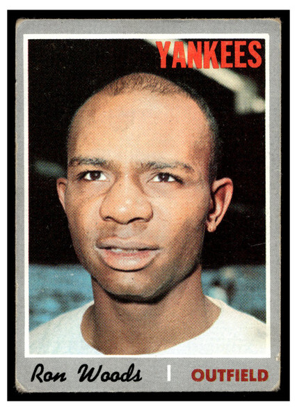1970 Topps Baseball Ron Woods #253 VG front of card