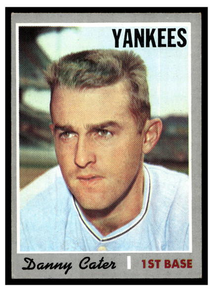 1970 Topps Baseball Danny Cater #437 VG-EX front of card