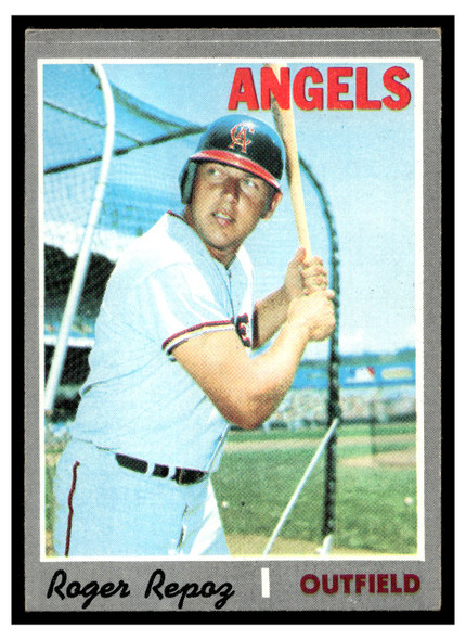 1970 Topps Baseball Roger Repoz #397 VG front of card