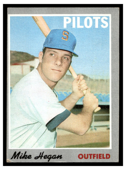 1970 Topps Baseball Mike Hegan #111 VG-EX front of card