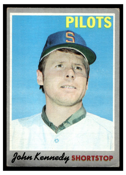 1970 Topps Baseball John Kennedy #53 VG front of card