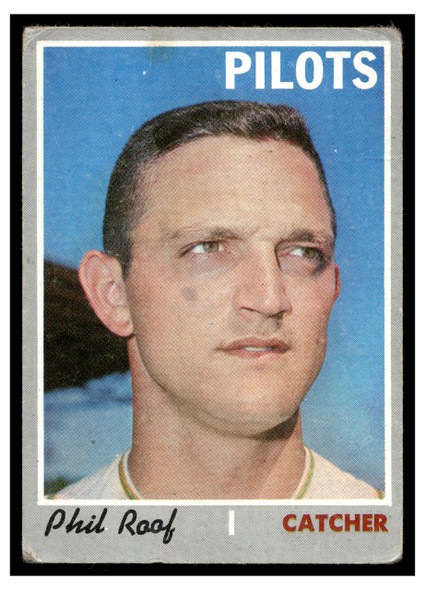 1970 Topps Baseball Phil Roof #359 VG front of card