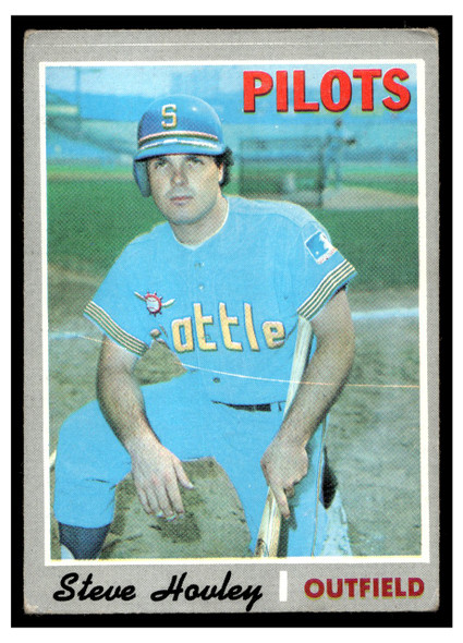 1970 Topps Baseball Steve Hovley #514 VG front of card