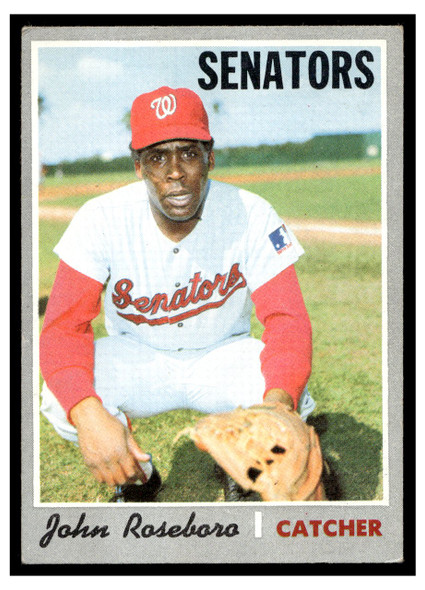 1970 Topps Baseball John Roseboro #655 VG front of card