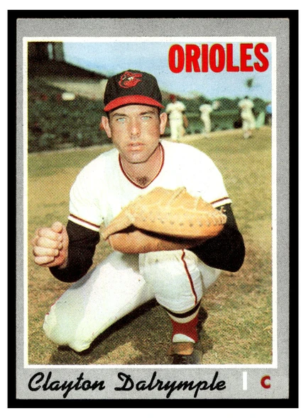 1970 Topps Baseball Clay Dalrymple #319 VG front of card