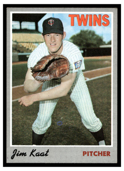 1970 Topps Baseball Jim Kaat #75 HOF VG front of card