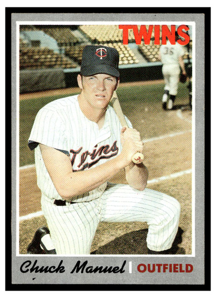 1970 Topps Baseball Chuck Manuel #194 VG front of card