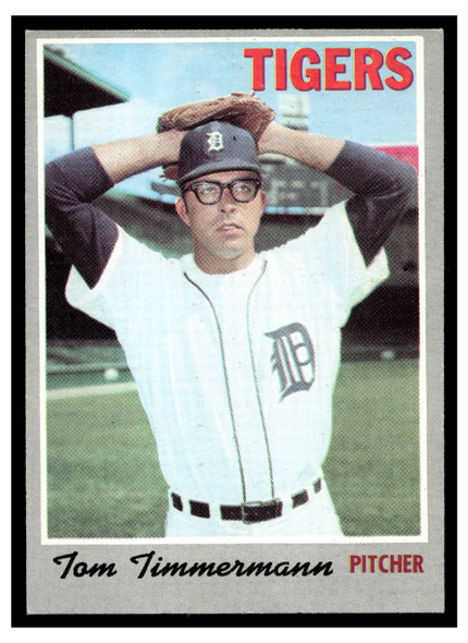 1970 Topps Baseball Tom Timmermann #554 VG front of card