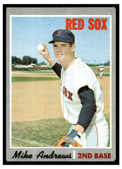 1970 Topps Baseball Mike Andrews #406 VG front of card