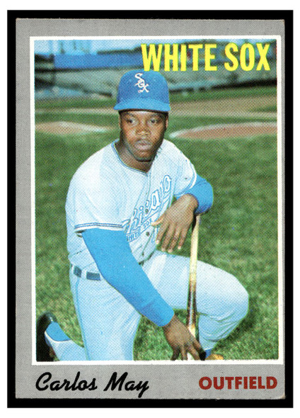 1970 Topps Baseball Carlos May #18 VG front of card