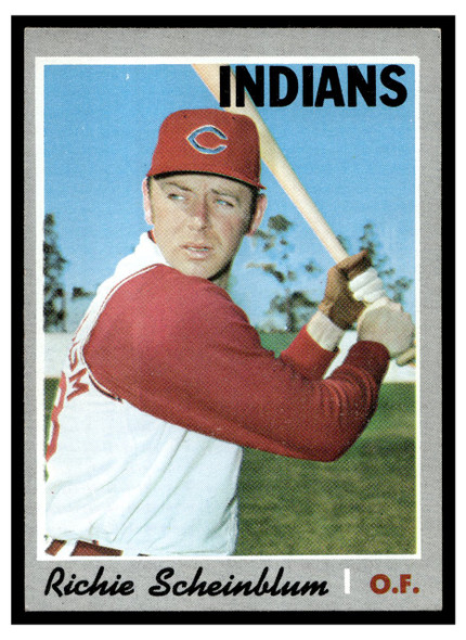 1970 Topps Baseball Richie Scheinblum #161 VG front of card