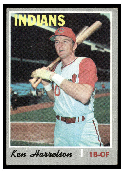 1970 Topps Baseball Ken Harrelson #545 VG front of card