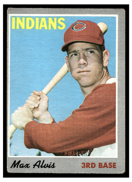 1970 Topps Baseball Max Alvis #85 VG front of card