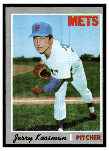 1970 Topps Baseball Jerry Koosman #610 VG-EX front of card
