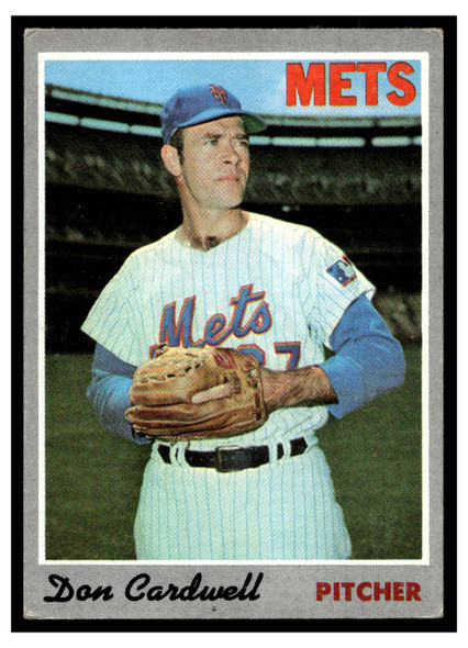 1970 Topps Baseball Don Cardwell #83 VG front of card