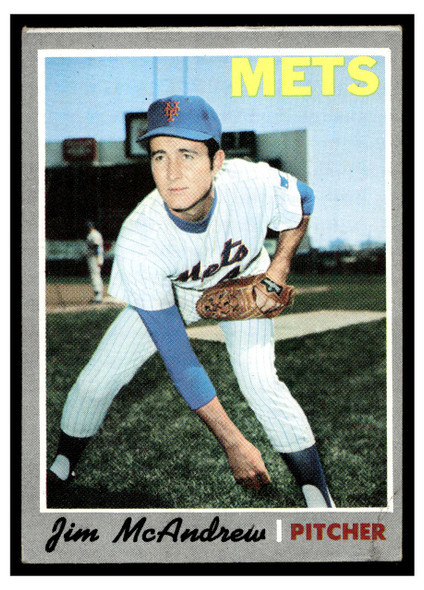 1970 Topps Baseball Jim McAndrew #246 VG-EX — Example B front of card
