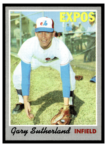 1970 Topps Baseball Gary Sutherland #632 VG front of card