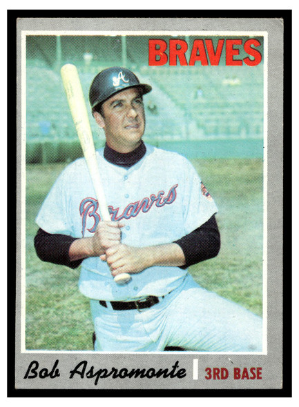 1970 Topps Baseball Bob Aspromonte #529 VG-EX front of card