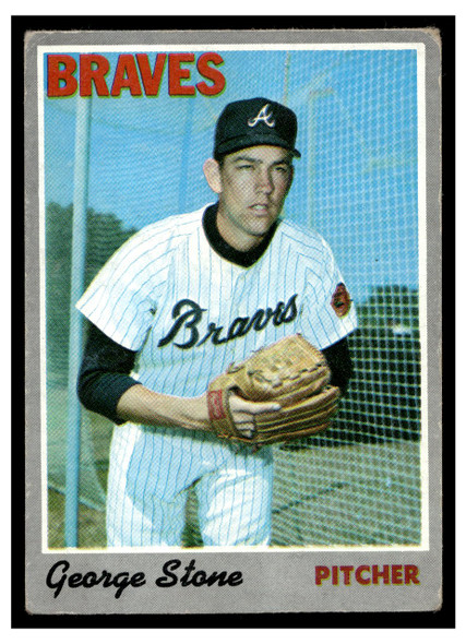 1970 Topps Baseball George Stone #122 VG front of card