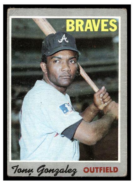 1970 Topps Baseball Tony Gonzalez #105 VG front of card