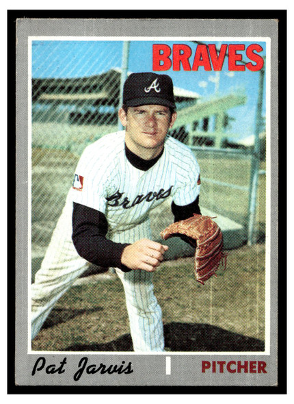 1970 Topps Baseball Pat Jarvis #438 VG front of card