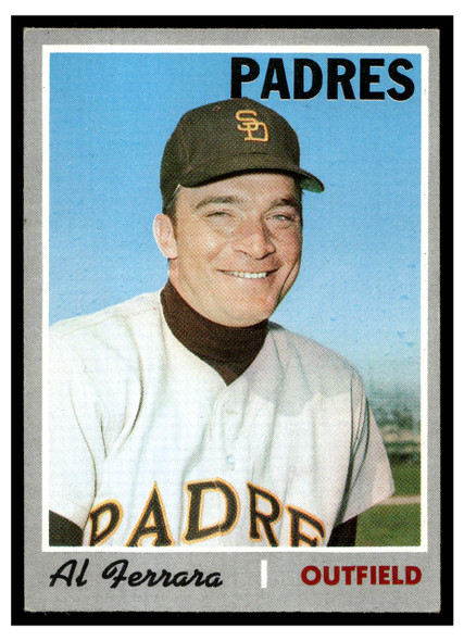 1970 Topps Baseball Al Ferrara #345 VG-EX front of card