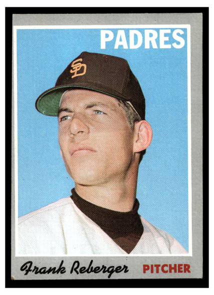 1970 Topps Baseball Frank Reberger #103 VG front of card