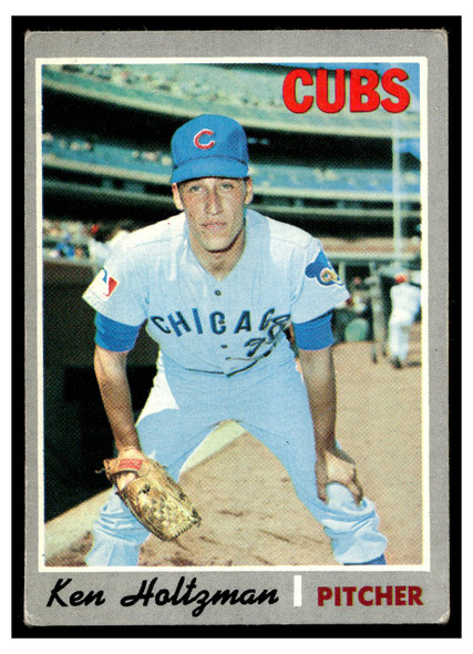1970 Topps Baseball Ken Holtzman #505 VG front of card