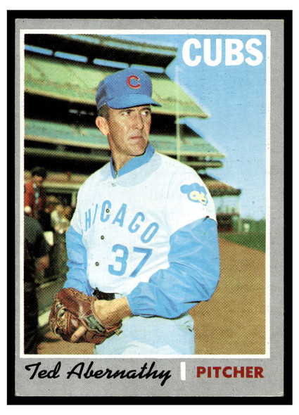 1970 Topps Baseball Ted Abernathy #562 VG-EX front of card