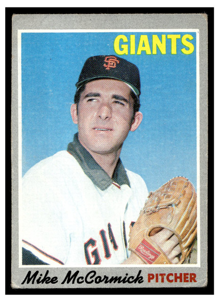 1970 Topps Baseball Mike McCormick #337 VG front of card