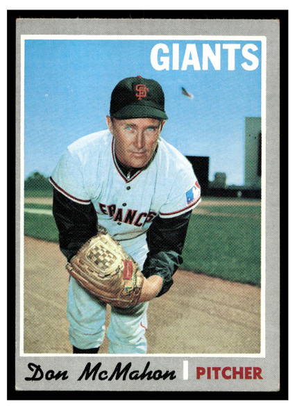 1970 Topps Baseball Don McMahon #519 VG front of card